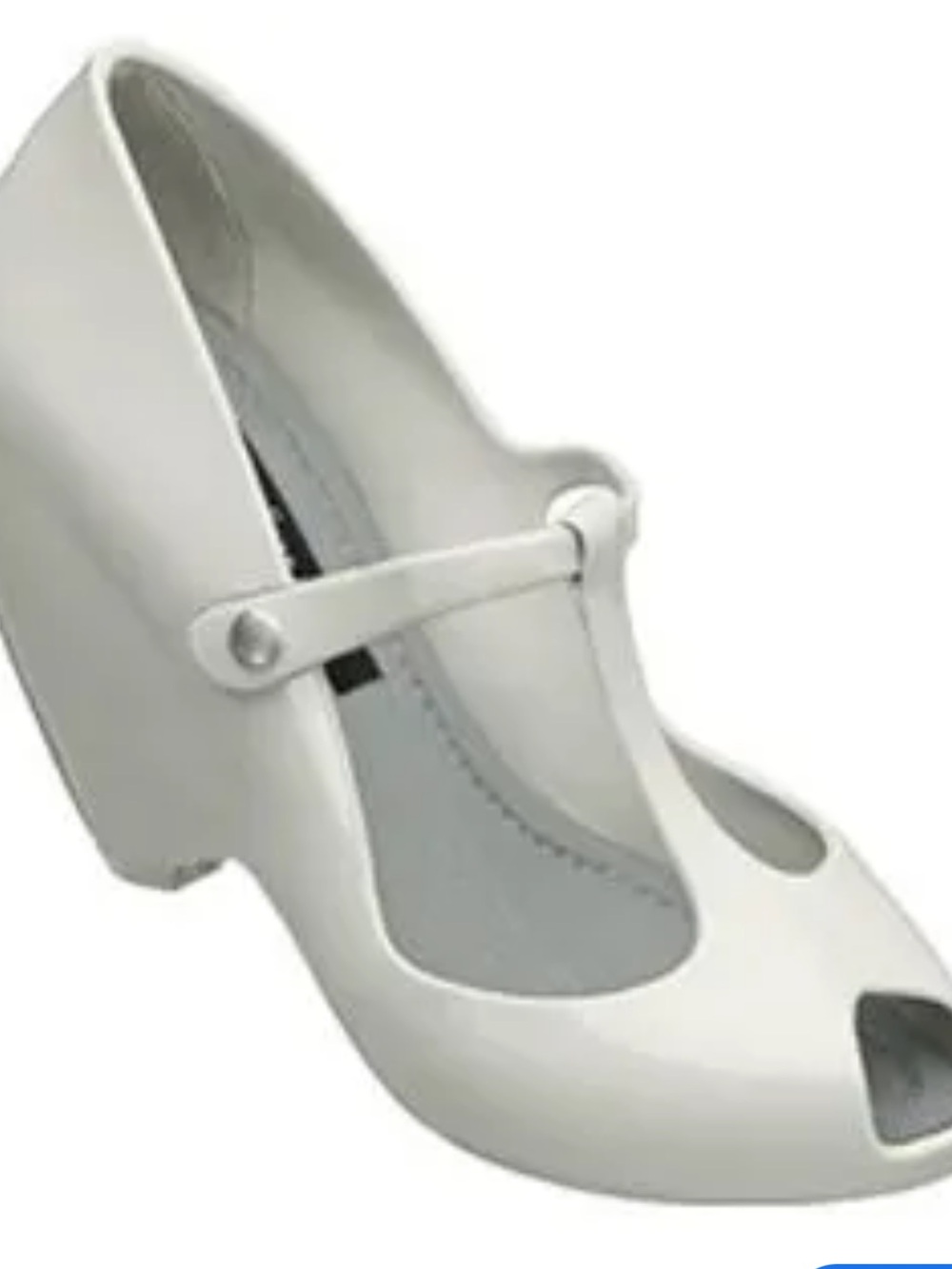 Melissa off white Peep-Toe T-Strap Wedge